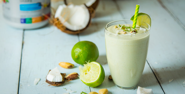 Coconut Lime Brazil Nut Smoothie