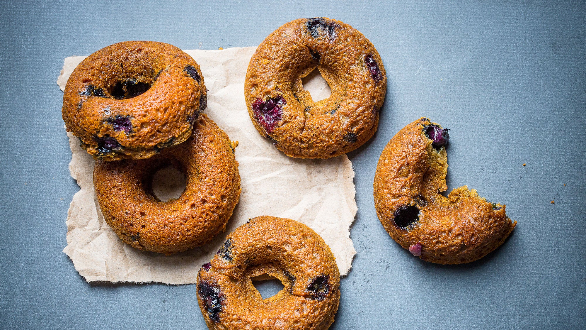 Blueberry Donut Muffins