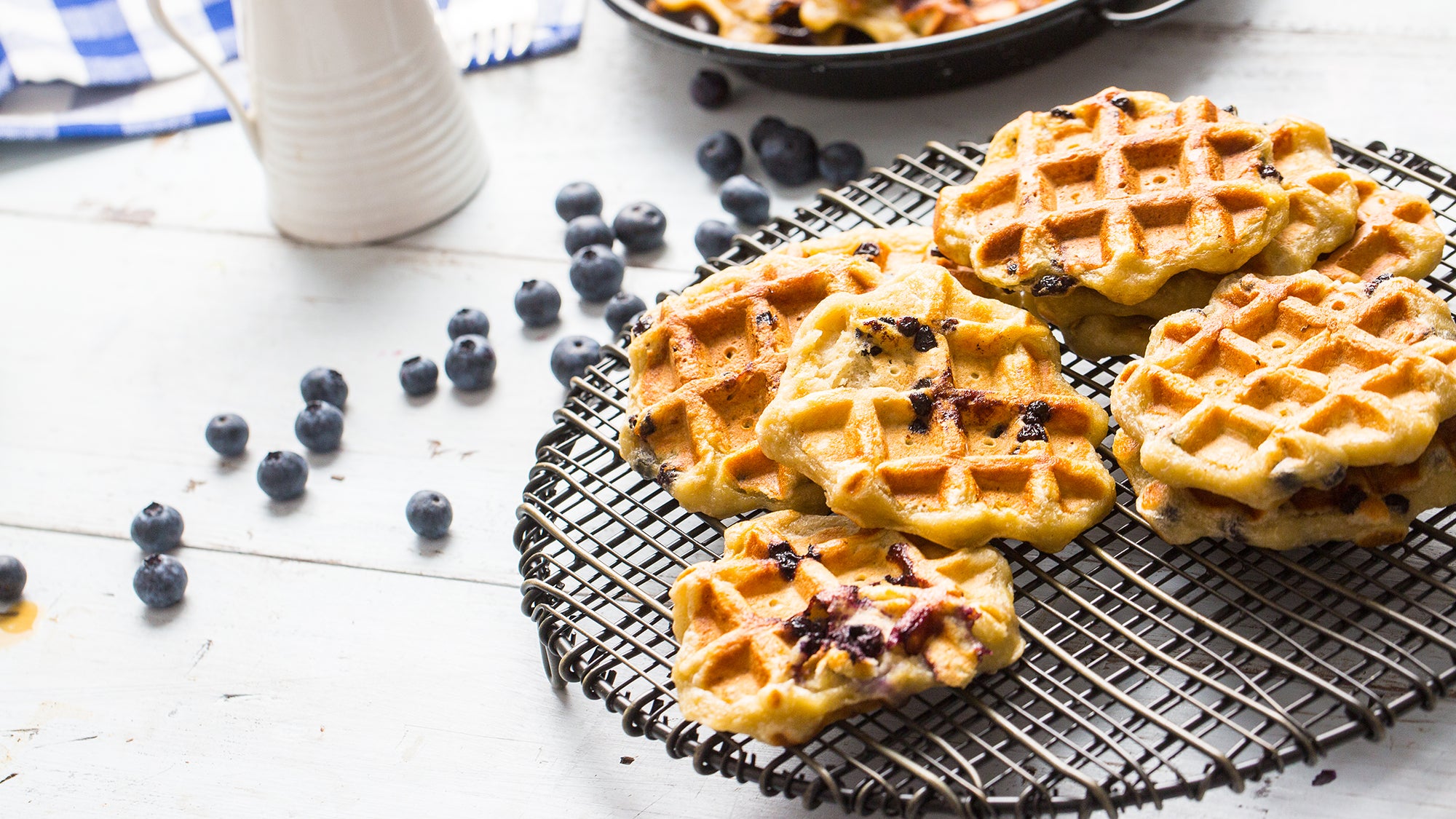Blueberry Protein Pancakes and Waffles