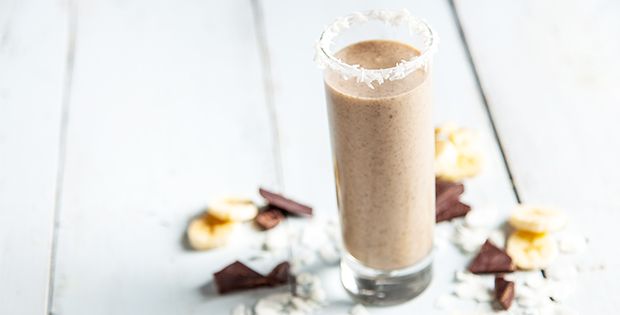 Post-Workout Coconut Chocolate Chip Recovery Smoothie