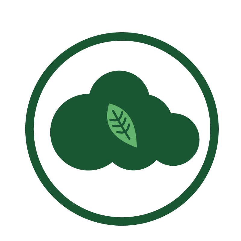 cloud icon. climate action 
