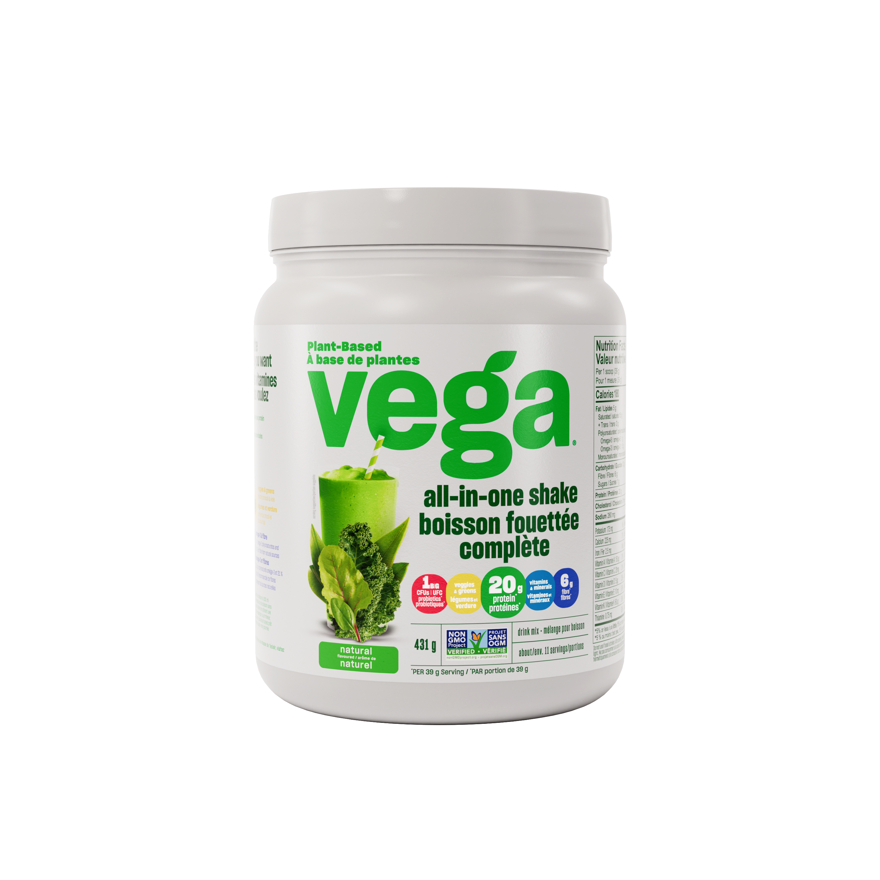 Vega One® All-in-One Shake - Plant-Based Protein Powder