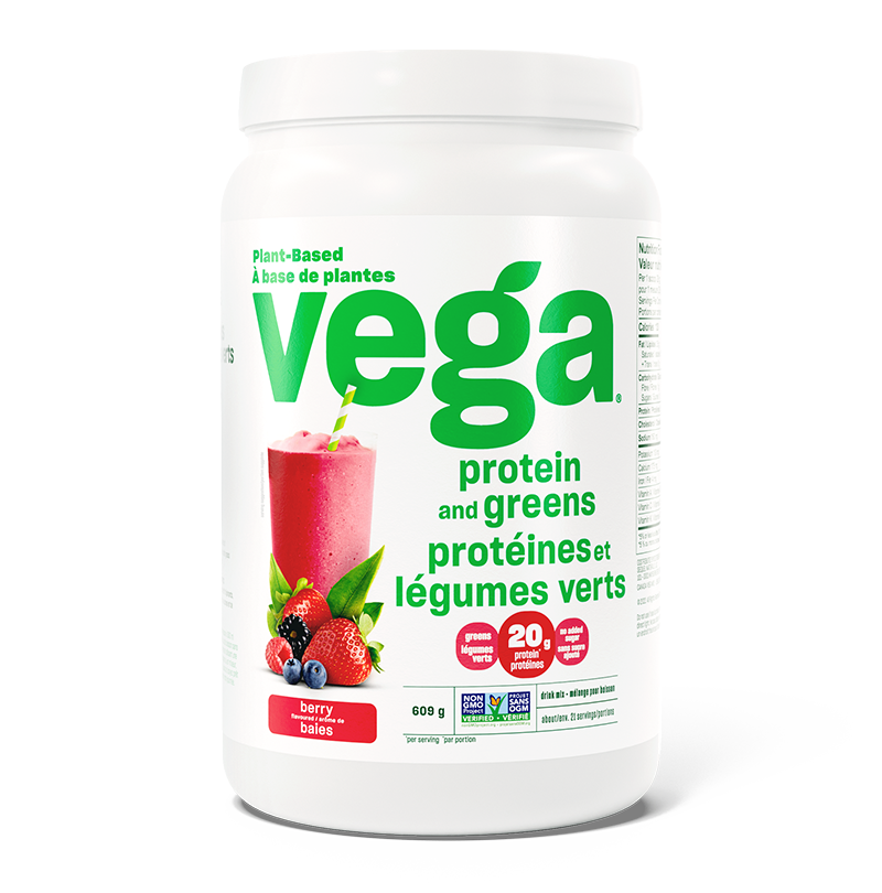 Vega Protein & Greens Medium Berry Tub