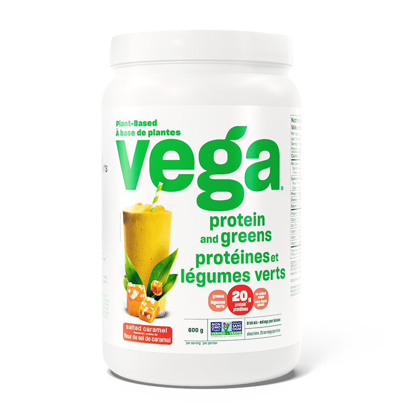 Vega Protein & Greens Salted Caramel Medium Tub