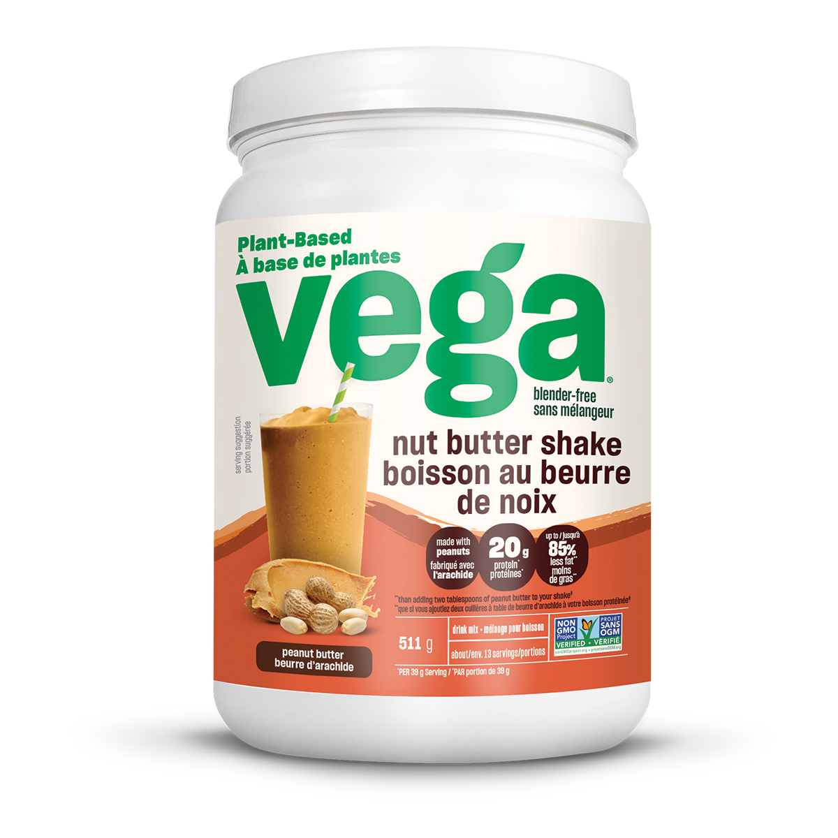Vega® Nut Butter Shake - Plant-Based Protein Powder